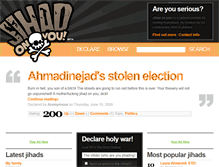 Tablet Screenshot of jihadonyou.com